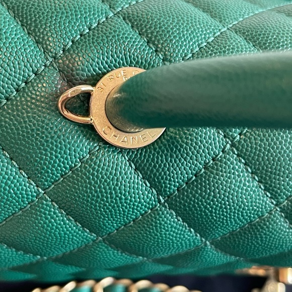 💚 ✨ Gorgeous  Chanel Coco Handle✨💚 - Picture 3 of 14